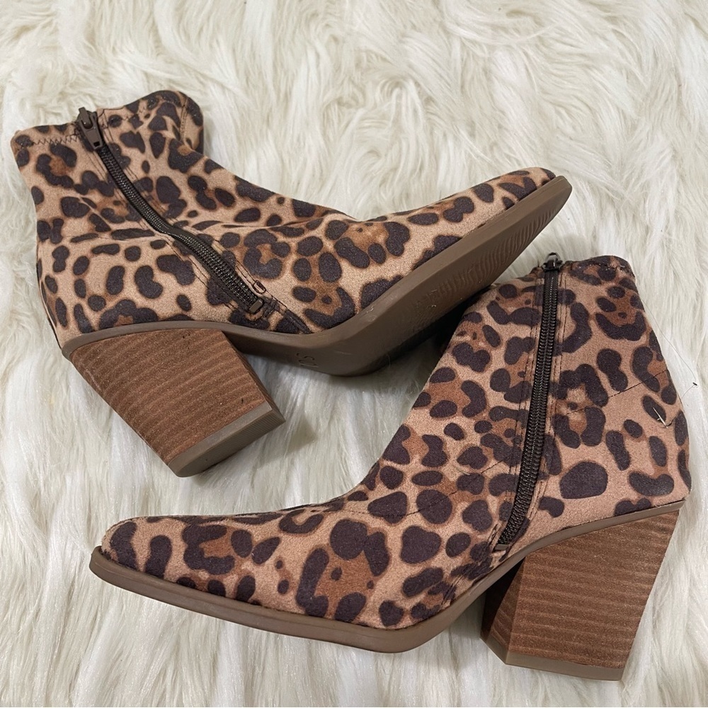 Women’s Soul Naturalizer Melodi Leopard Print Booties Size 6 US! - Picture 7 of 10